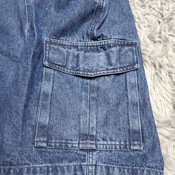 Boca Classics Shorts Mens Size 38 Denim Jean Cargo Pockets Relaxed Fit NWT - Picture 3 of 10